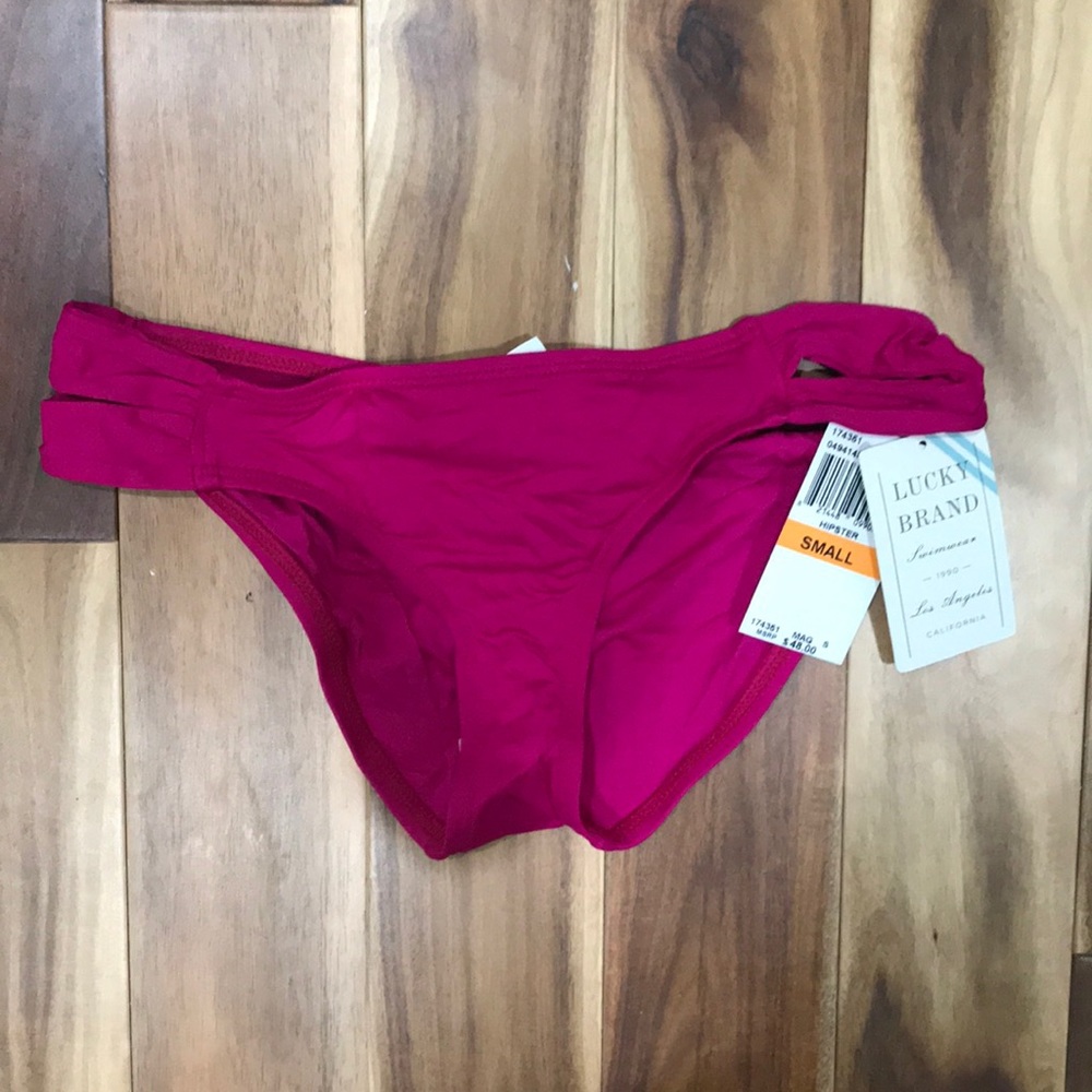 Dark hot pink bikini bottom